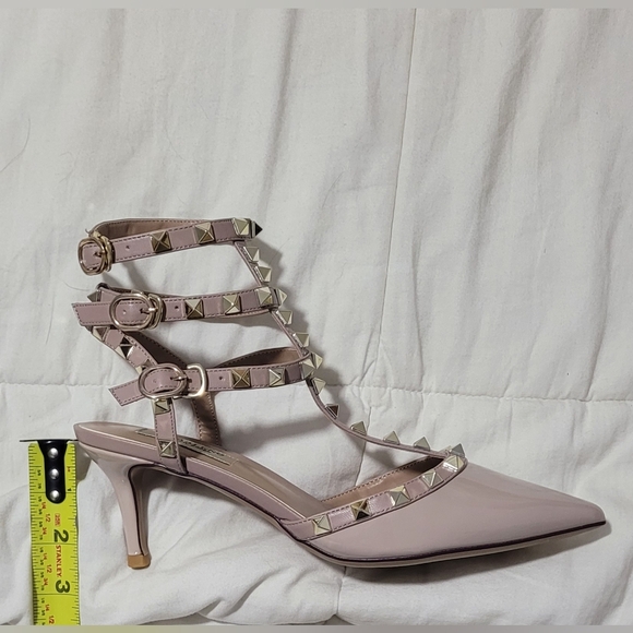 VETAALENO Women's Studded Pumps Pointed Toe -  7 US - Picture 5 of 9